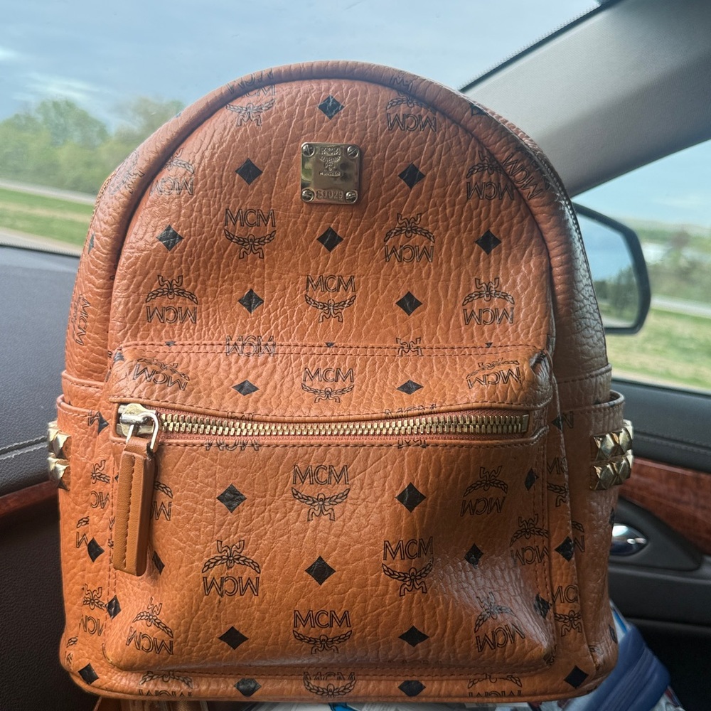MCM monogram backpack